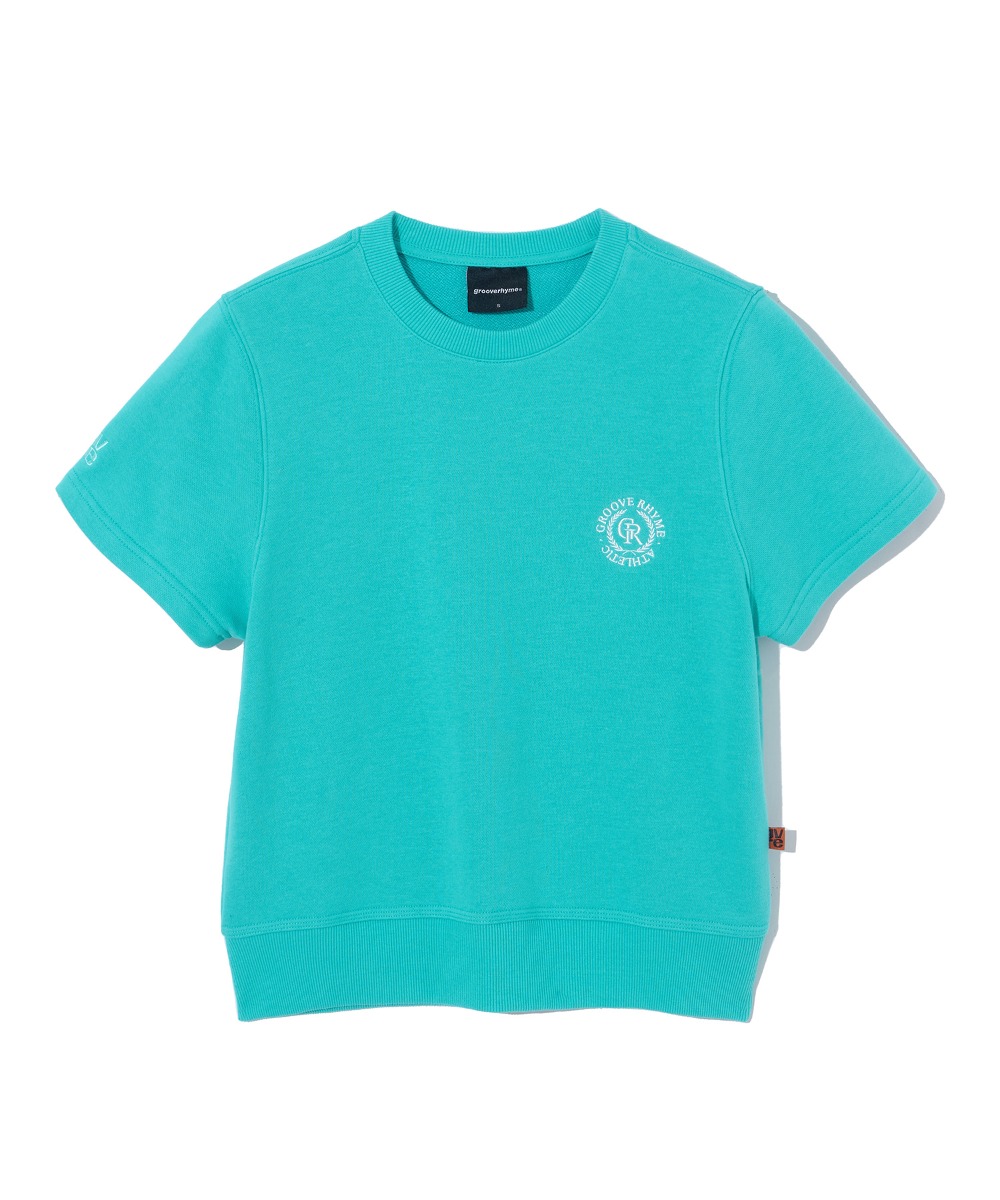 韓國GROOVE RHYME - (W) COMFY SWEAT T-SHIRTS (MINT) 