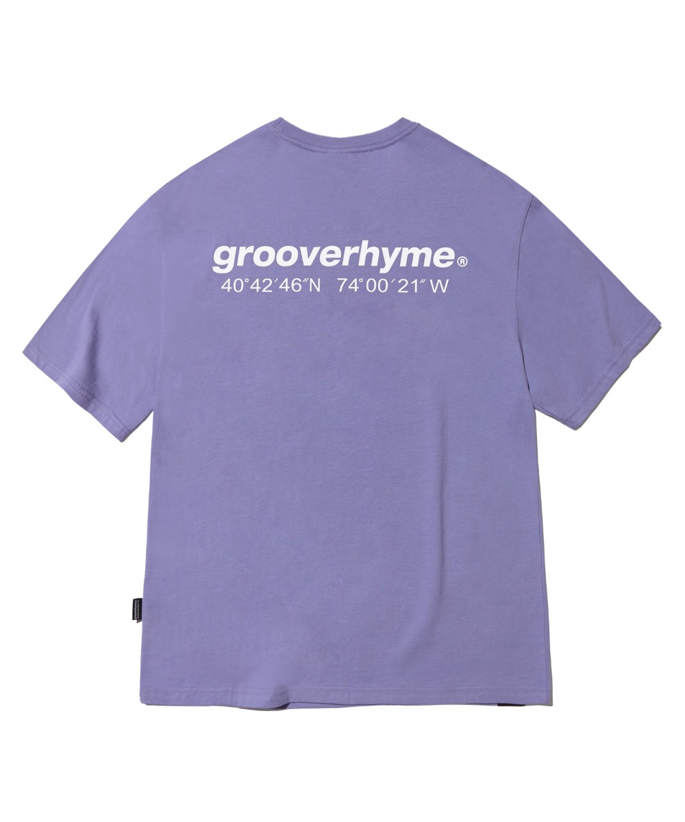 韓國GROOVE RHYME - NYC LOCATION T-SHIRT (PURPLE) 