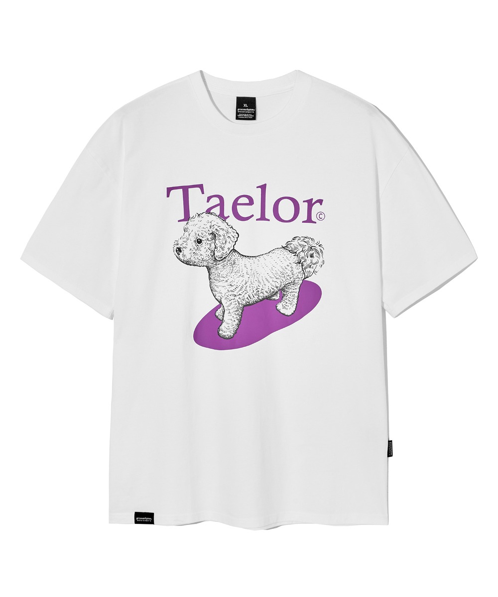 韓國GROOVE RHYME - TAELOR SERIES MALTESE T-SHIRTS (PURPLE)