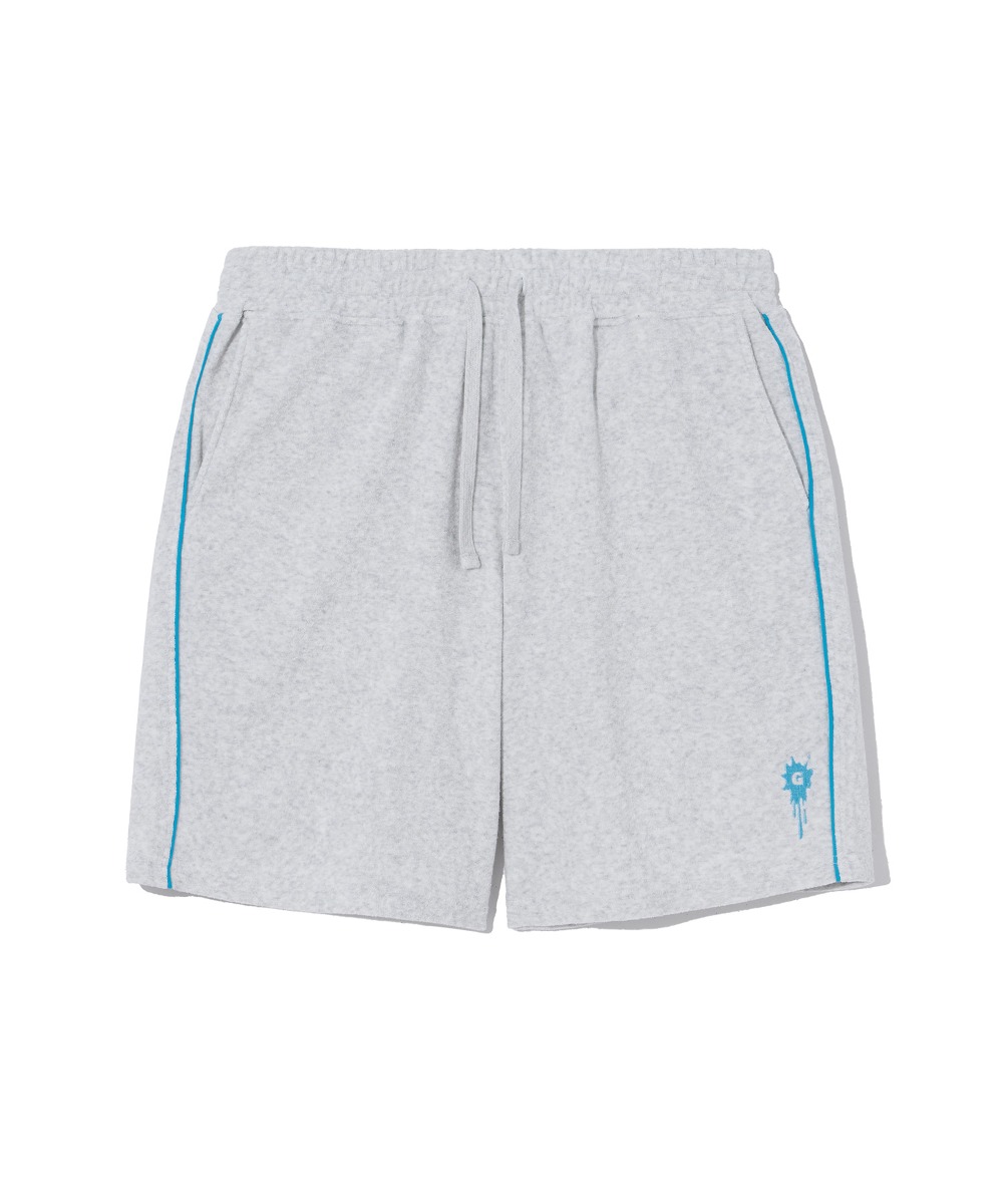 韓國GROOVE RHYME - COOL TERRY VACANCE SHORTS (OATMEAL GREY)