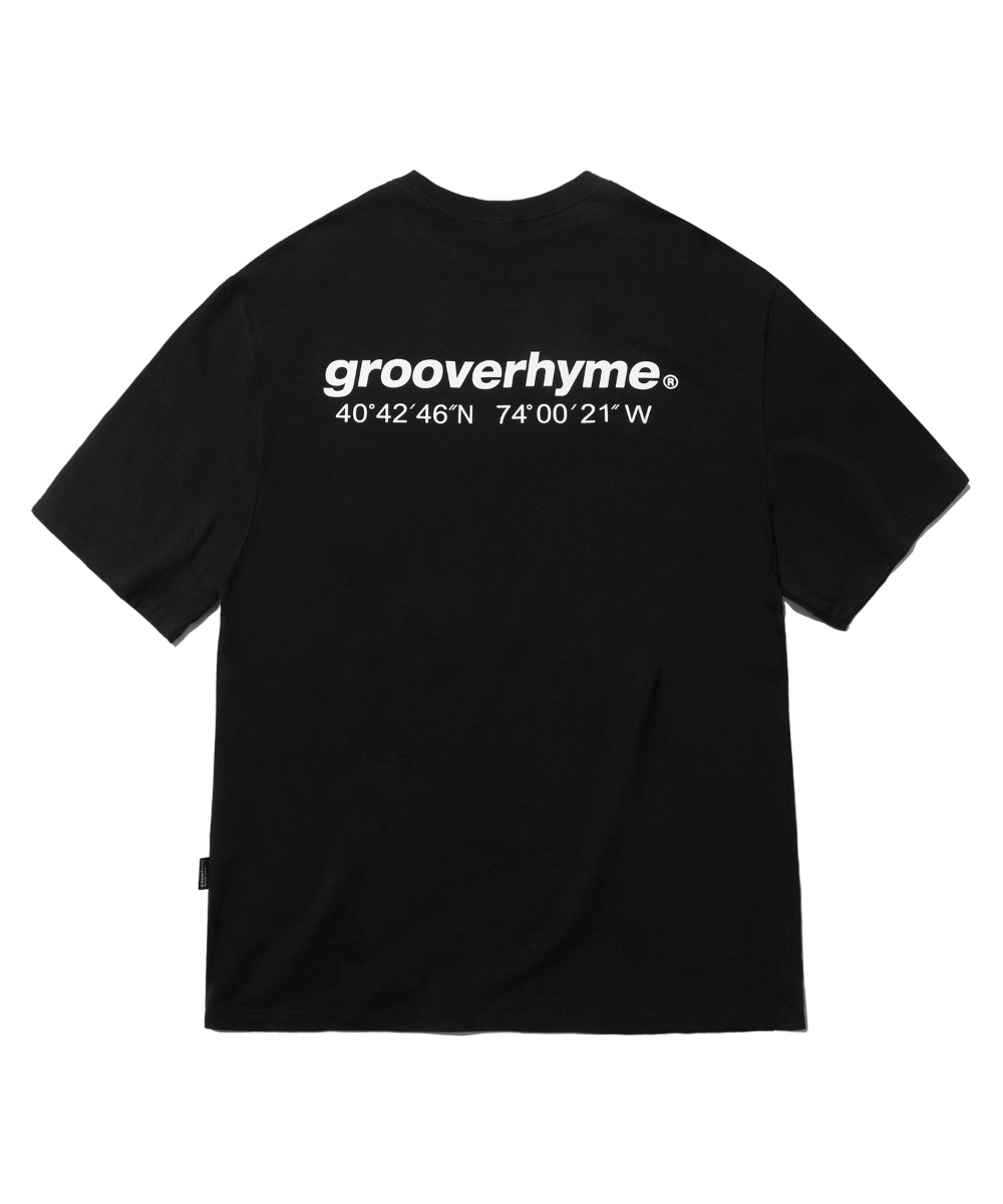 韓國GROOVE RHYME - NYC LOCATION T-SHIRT (BLACK) 