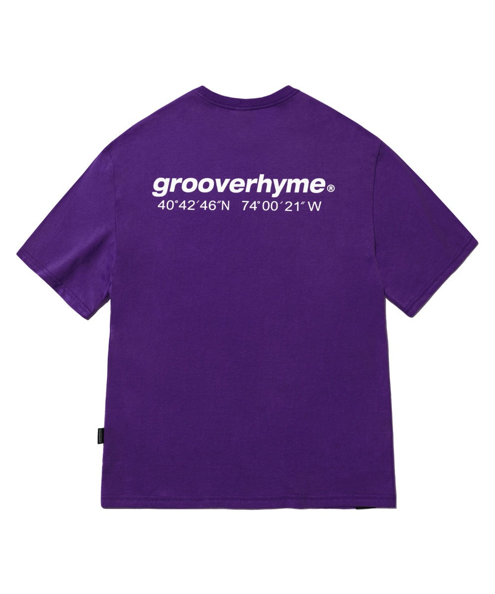 韓國GROOVE RHYME - NYC LOCATION T-SHIRT (DARK PURPLE)