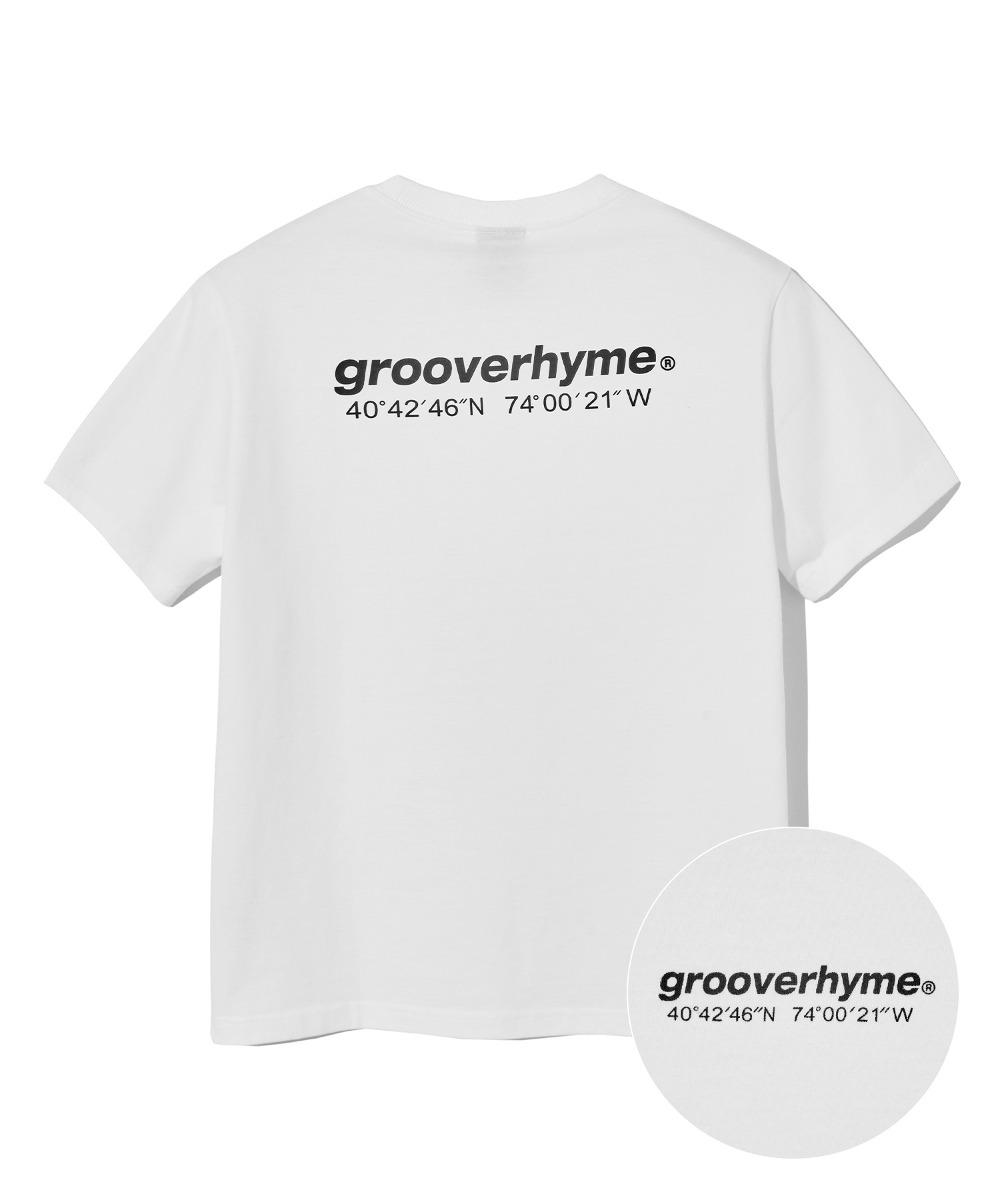 韓國GROOVE RHYME - (W) NYC LOCATION T-SHIRTS (WHITE)