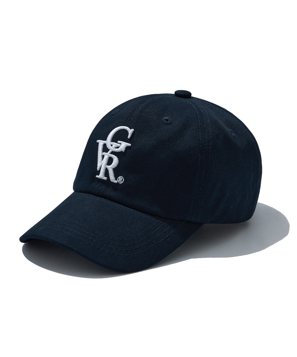韓國GROOVE RHYME - GVR SIMPLE LOGO BALL CAP (NAVY) 