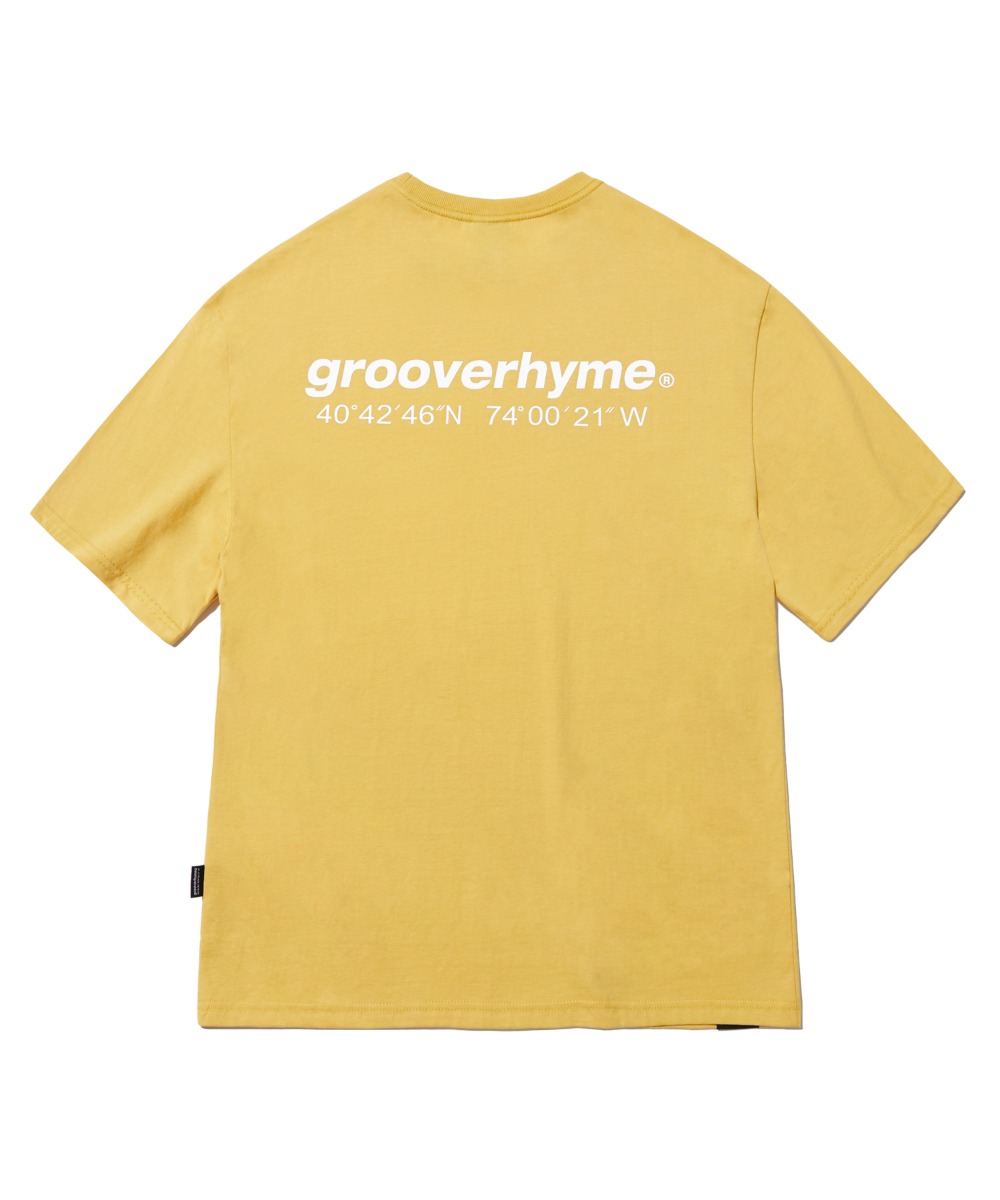 韓國GROOVE RHYME - NYC LOCATION T-SHIRT (YELLOW) 