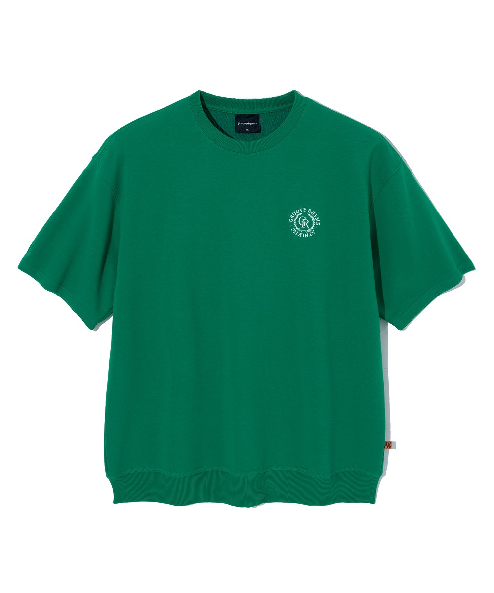 韓國GROOVE RHYME - COMFY SWEAT T-SHIRTS (GREEN)