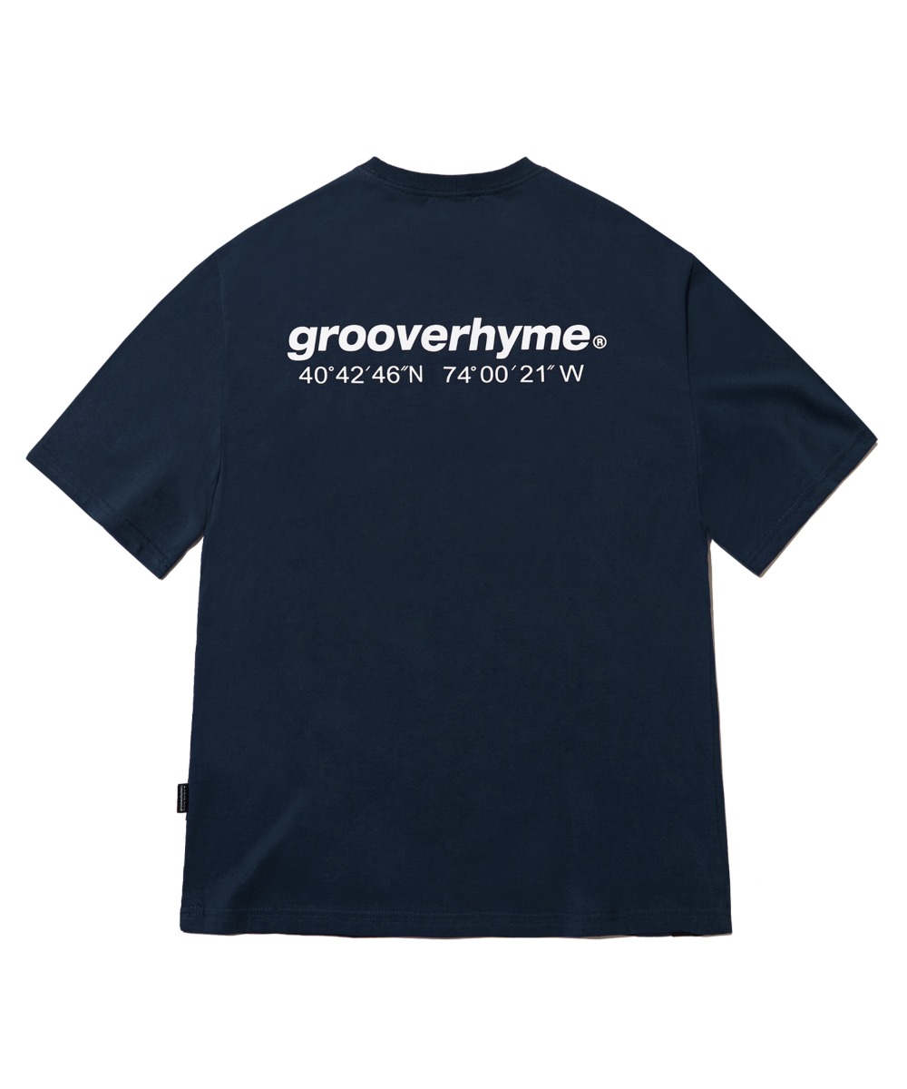 韓國GROOVE RHYME - NYC LOCATION T-SHIRT (NAVY) 