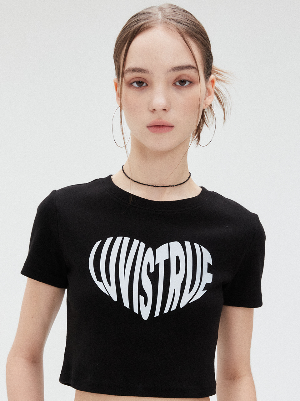 韓國 LUVISTRUE - SU REFLECT TEE(BLACK)