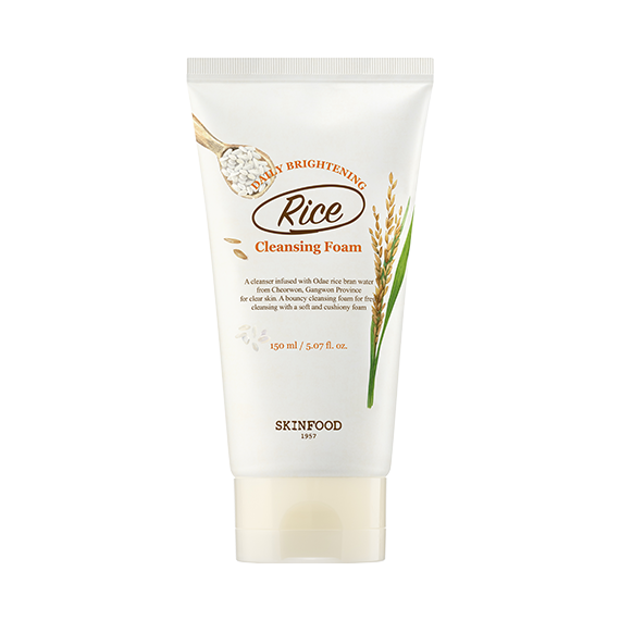 SKINFOOD Rice Daily Brightening Cleansing Foam 大米日用亮白洗水面泡沫 150ml