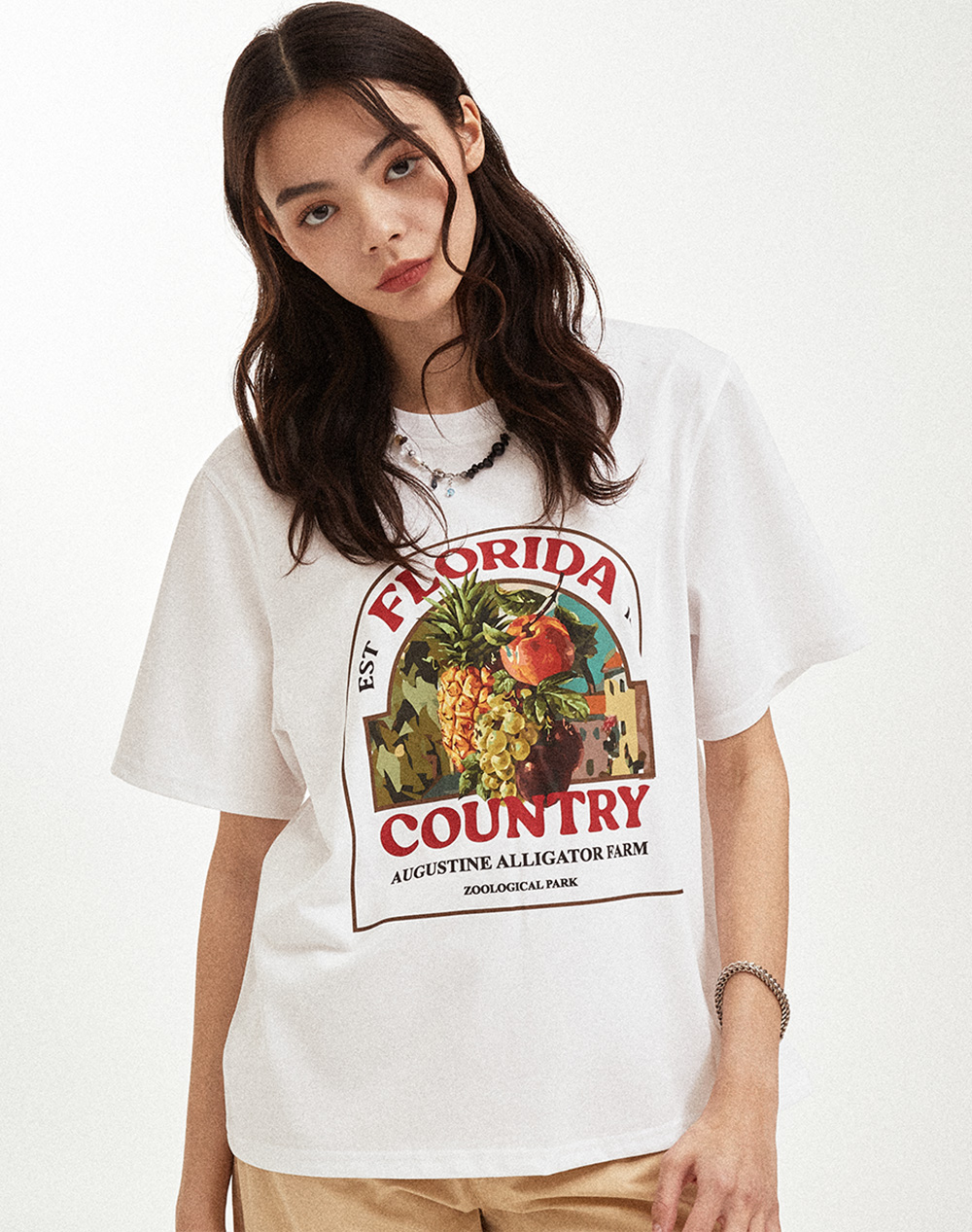 【限定優惠】韓國潮牌 23.65 FLORIDA T-SHRIT WHITE [~5/19 까지][優惠至19/5 09:00AM]