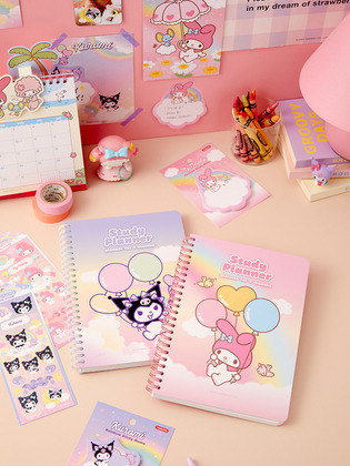 【限時優惠】Sanrio - Rainbow Study Planner 彩虹學習計劃本