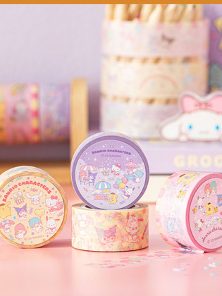【限時優惠】Sanrio - Characters Masking Tape 角色美紋紙膠帶