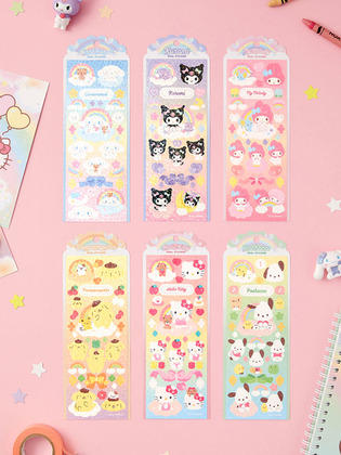 【限時優惠】Sanrio - Rainbow Seal Sticker 彩虹印章貼紙