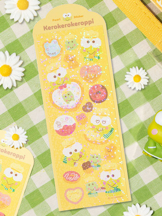 【限時優惠】Sanrio - Kero Kero Keropy Pearl Sticker 珍珠貼紙