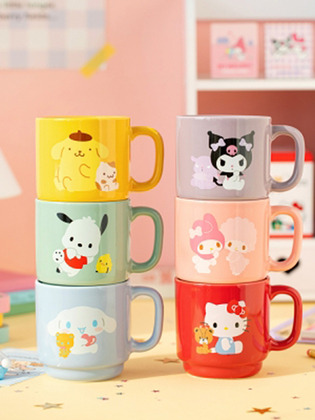 【限時優惠】Sanrio - Color Mugs 彩色馬克杯