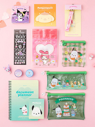 【限時優惠】Sanrio - Characters New Semester Stationery Set 文具套裝