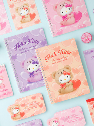 【限時優惠】Sanrio - Twin Ring Notes 網格記事本