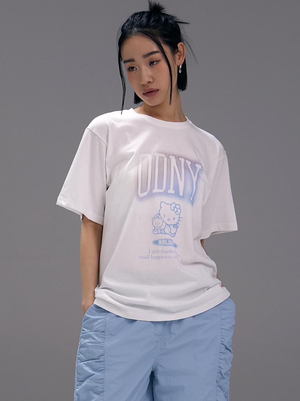 [Ordinary X Hello Kitty] Overfit T-shirt WHITE