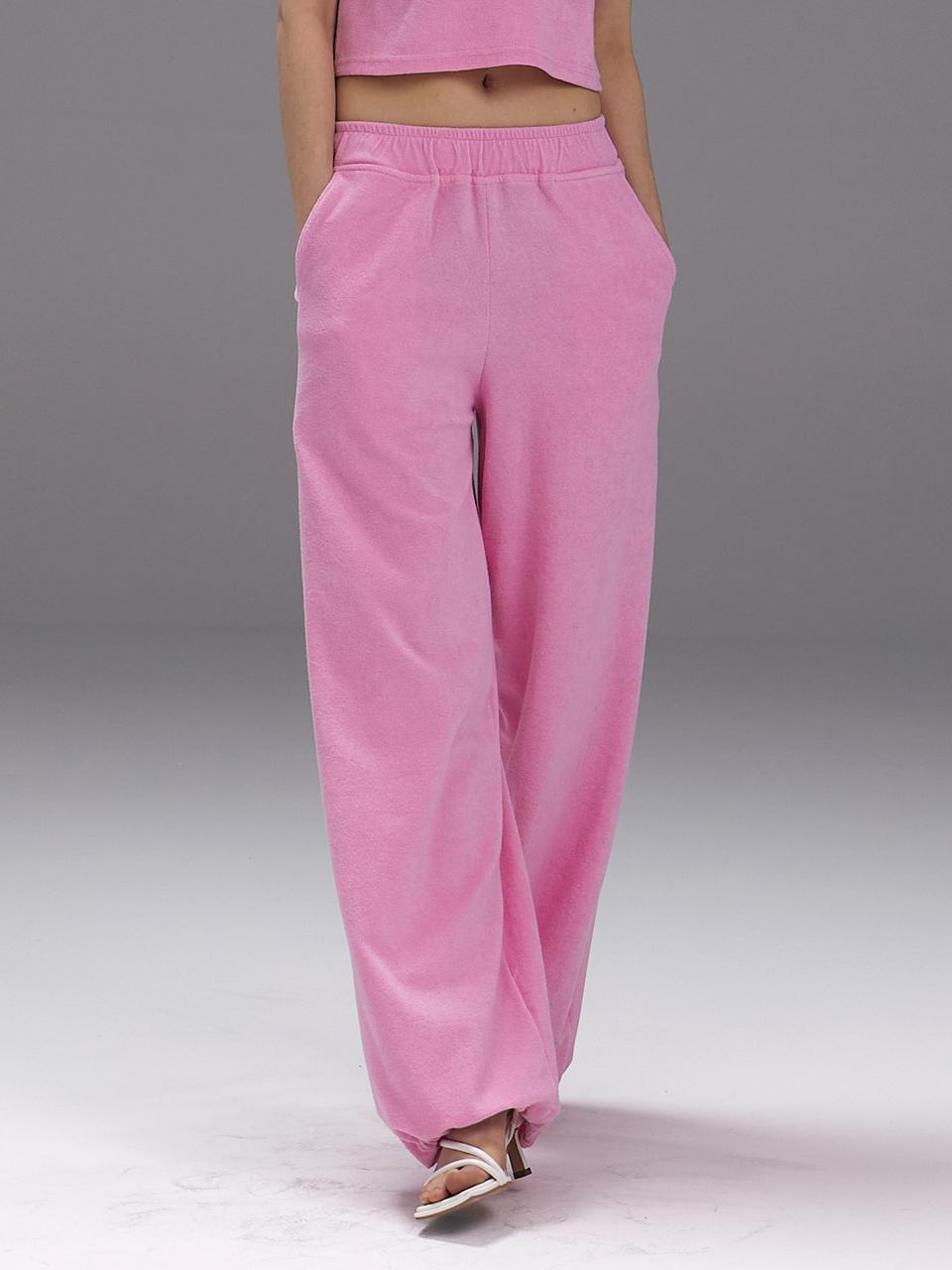 [Ordinary X Hello Kitty] Terry Jogger Pants PINK 