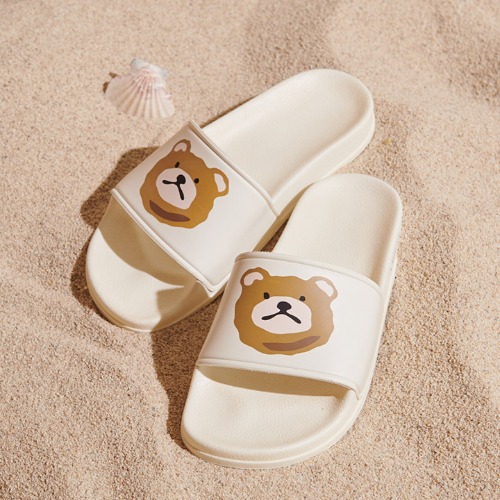 韓國Ambler - Big Face Bear Slide Slipper ASD102