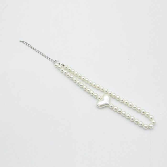 vivaruby-원하트진주 목걸이♡韓國女裝飾品