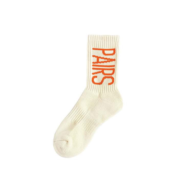韓國PAIRS - PAIRS CREW SOCKS ECRU