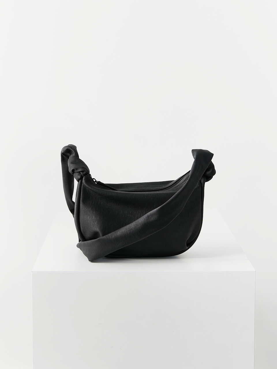 韓國YEOMIM - Mini Cradle Bag (Fog Black)