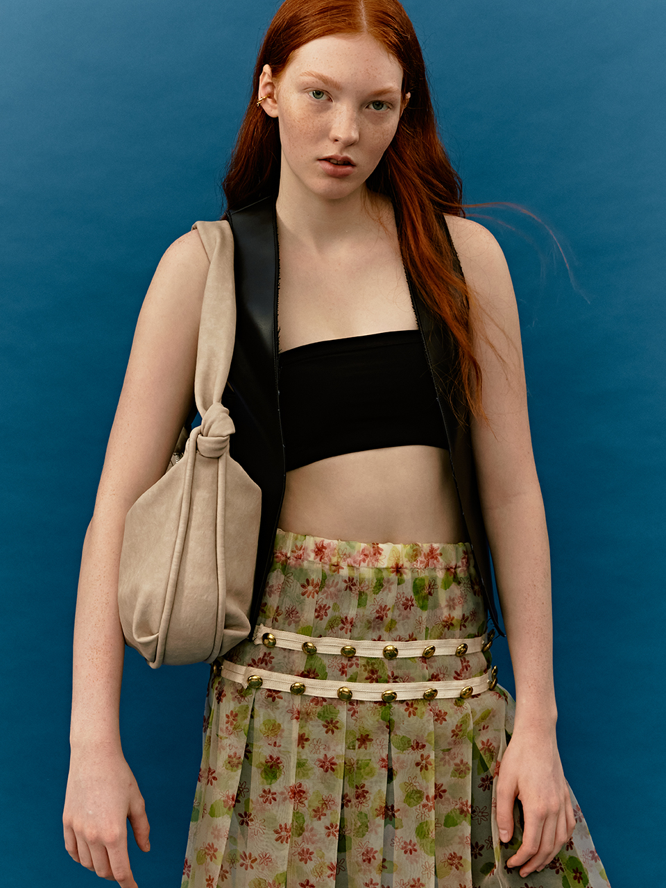 韓國YEOMIM - Cradle Bag (Salt Beige)