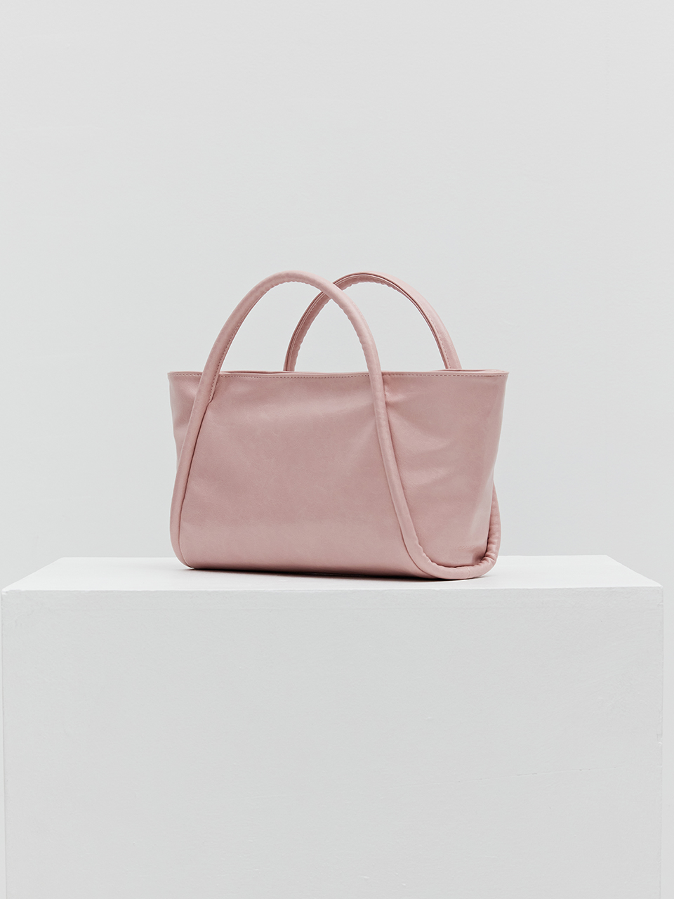 韓國YEOMIM - Mini Dapper Bag (Crinkle Pink)