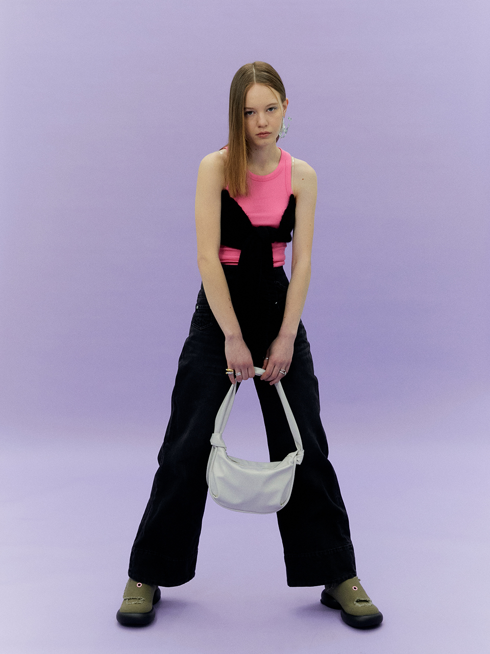 韓國YEOMIM - Mini Cradle Bag (Pearl)