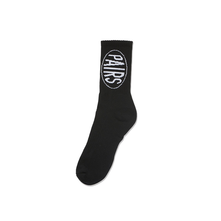 韓國PAIRS - PAIRS CREW SOCKS BLACK