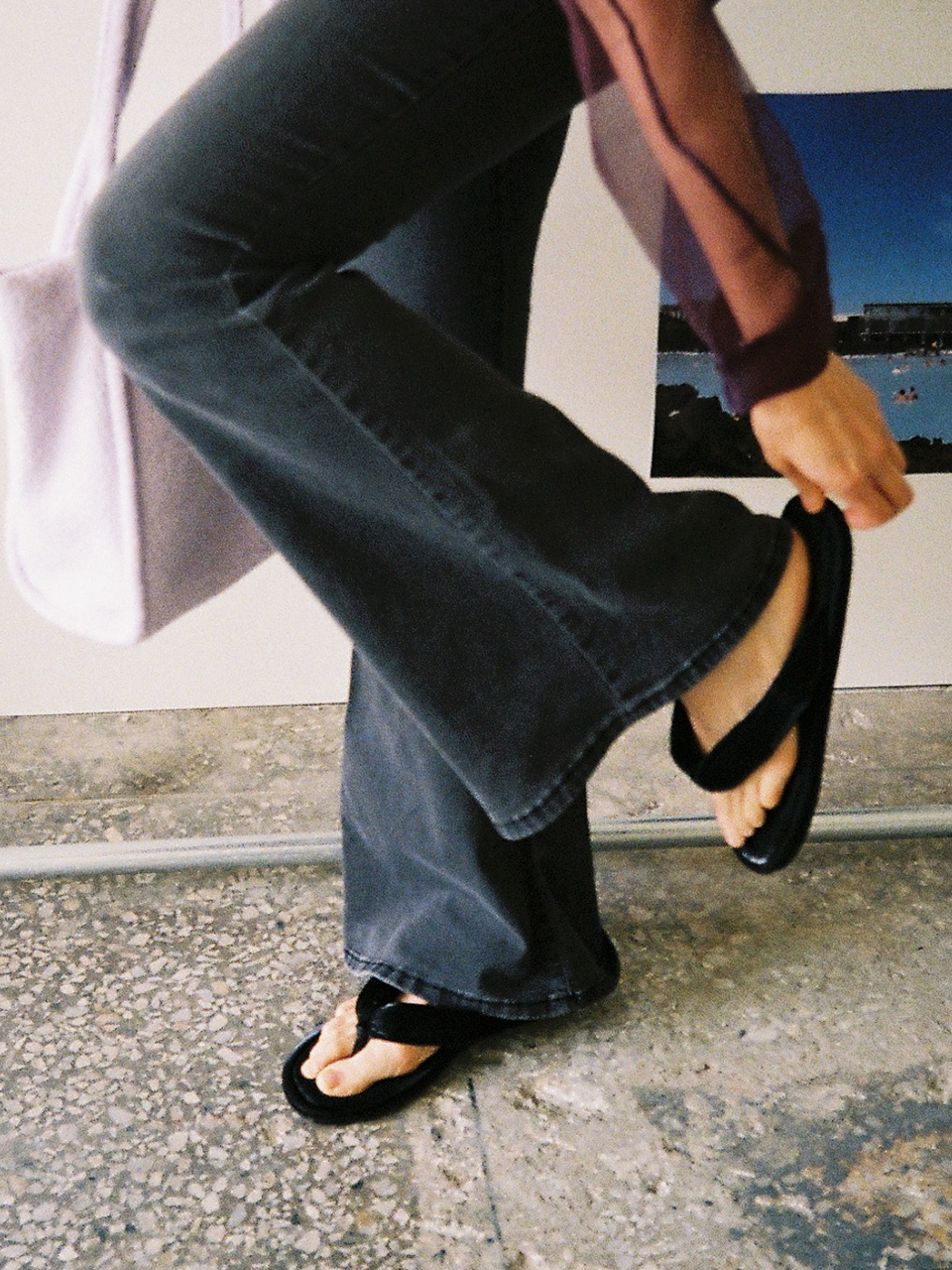 韓國YEOMIM - Easygoing Slippers (Scotch Black)