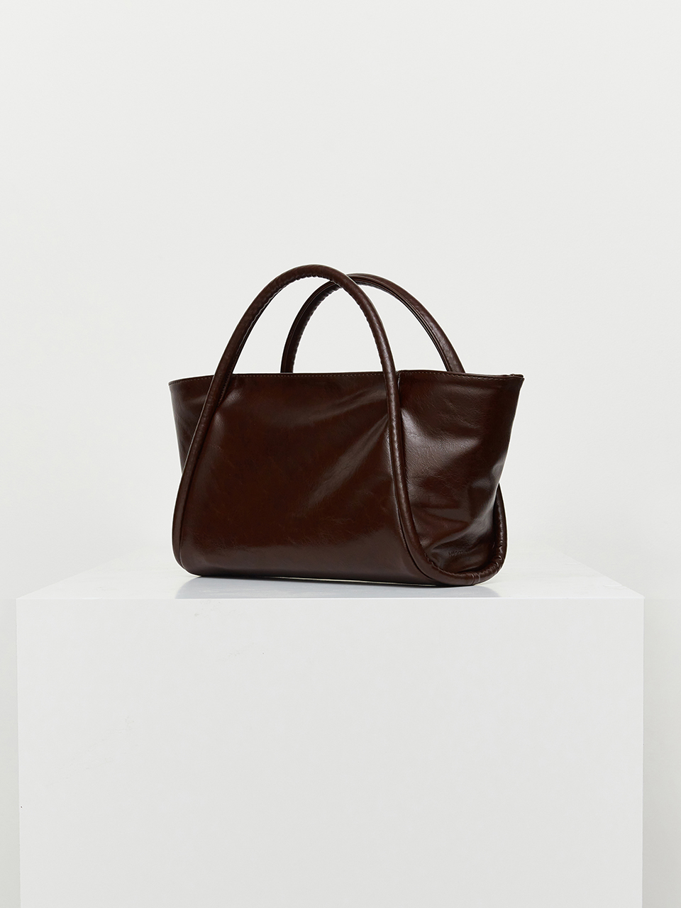 韓國YEOMIM - Mini Dapper Bag (Crinkle Brown)
