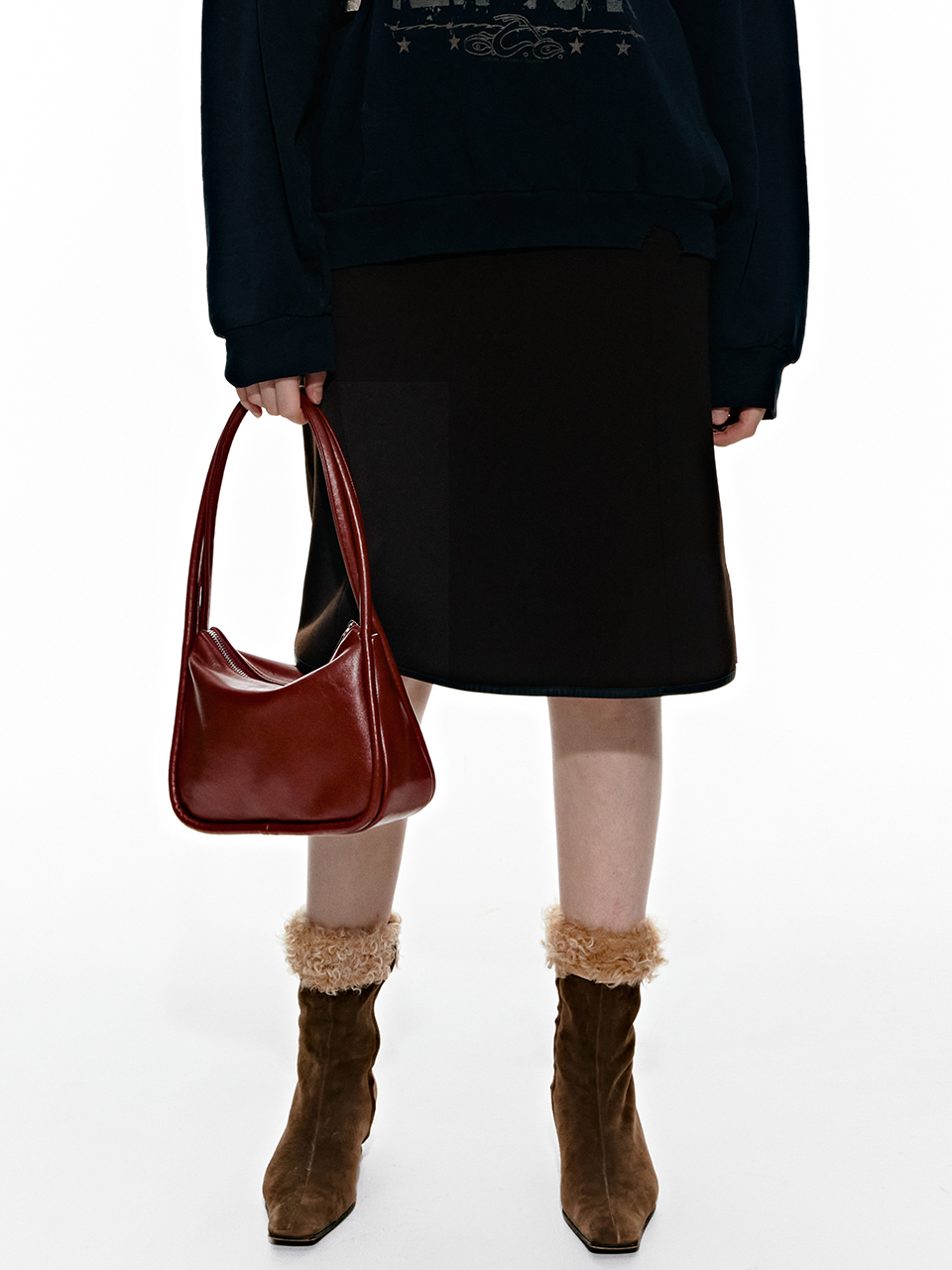 韓國YEOMIM - Mini Ridge Bag (Rouge)