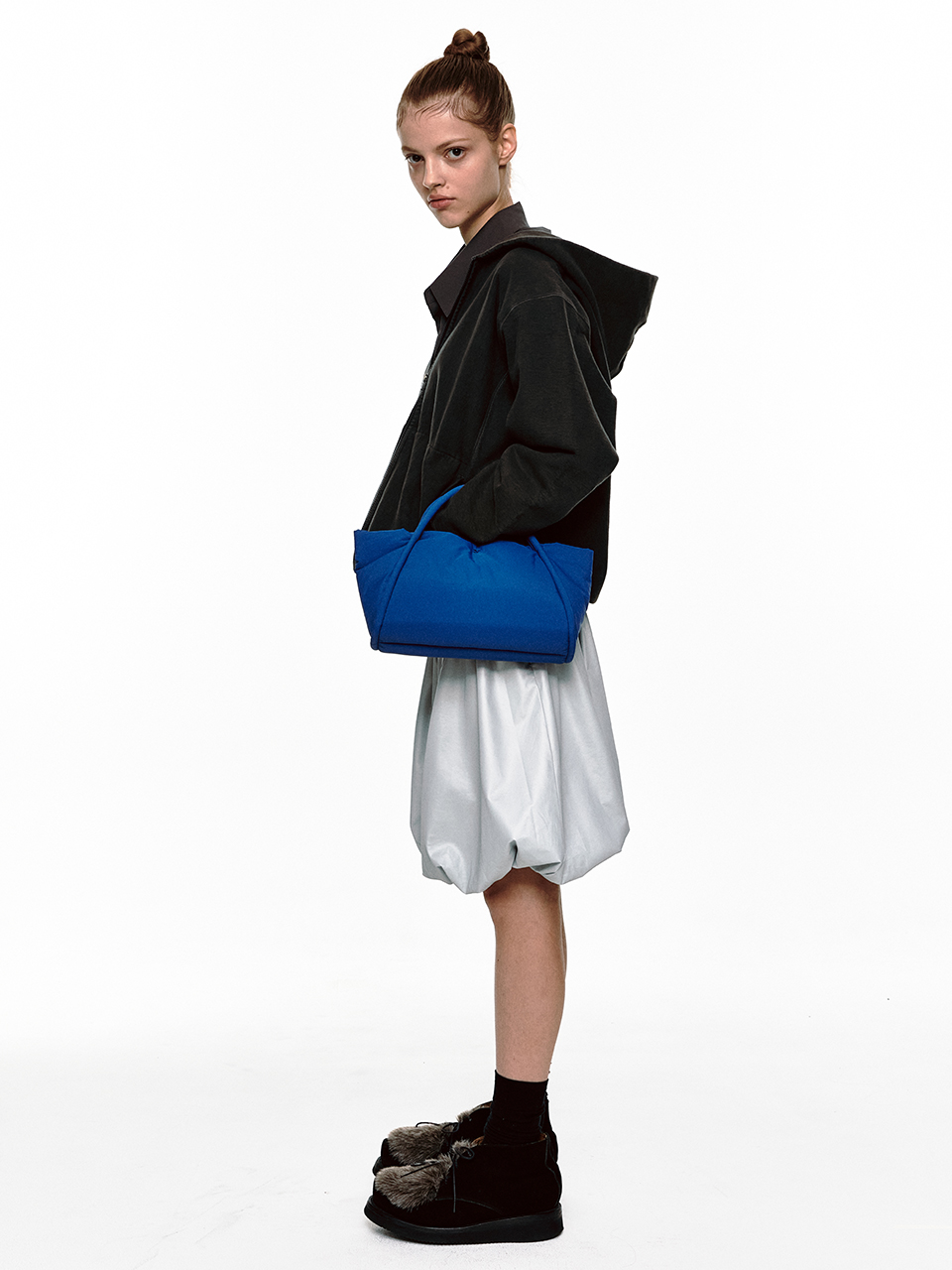 韓國YEOMIM - Mini Padded Dapper Bag (Cobalt Blue)