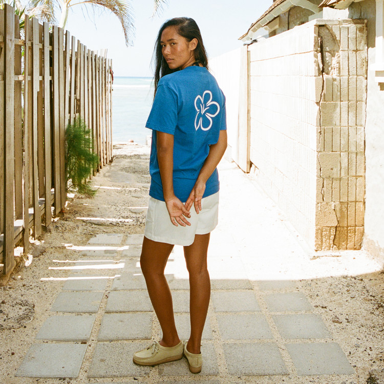 韓國PAIRS - DENIM SHORTS WHITE