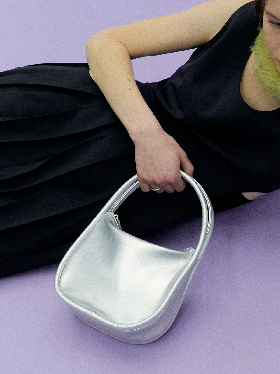 韓國YEOMIM - Oval Bag (Silver)