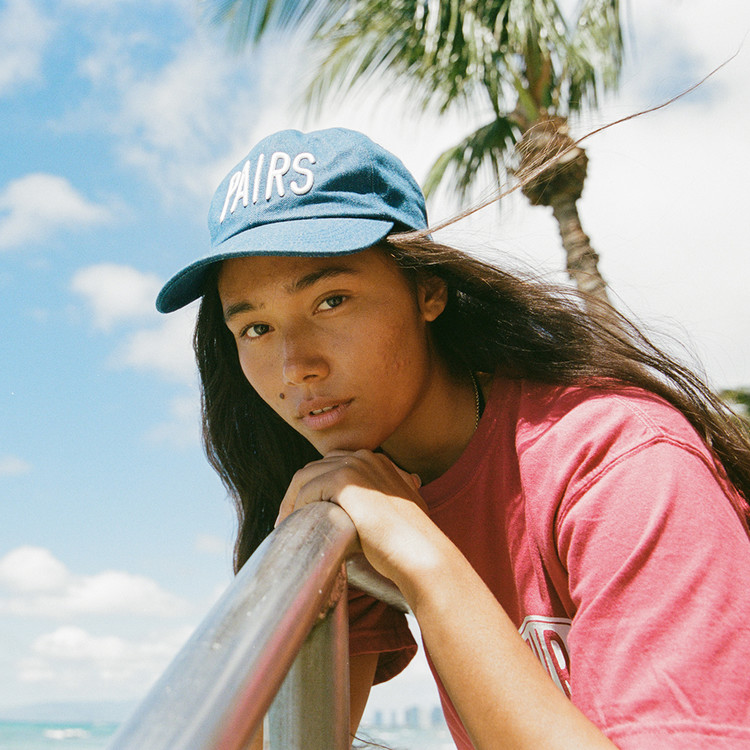 韓國PAIRS - LOGO CAP BLUE