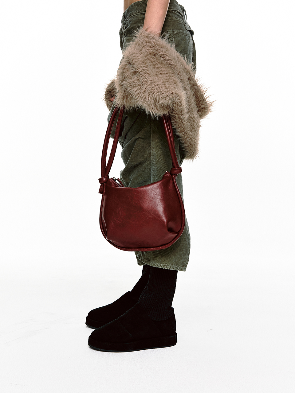 韓國YEOMIM - Pod Bag (Rouge)