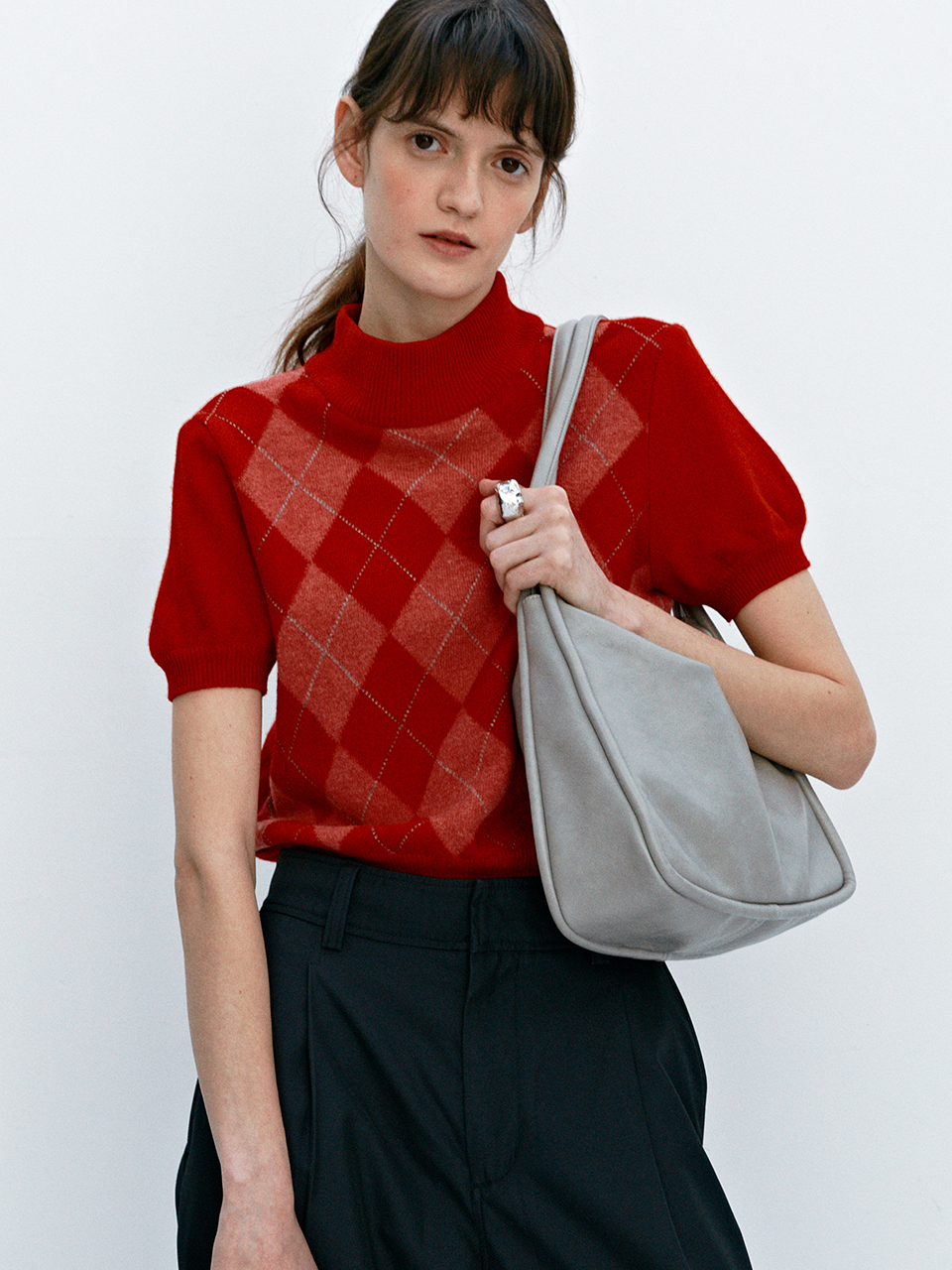 韓國YEOMIM - Ridge Bag (Taupe)