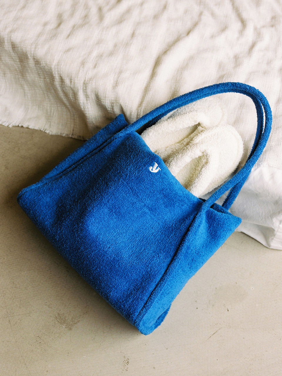 韓國PAIRS - Terry Dapper Bag (Cobalt Blue)