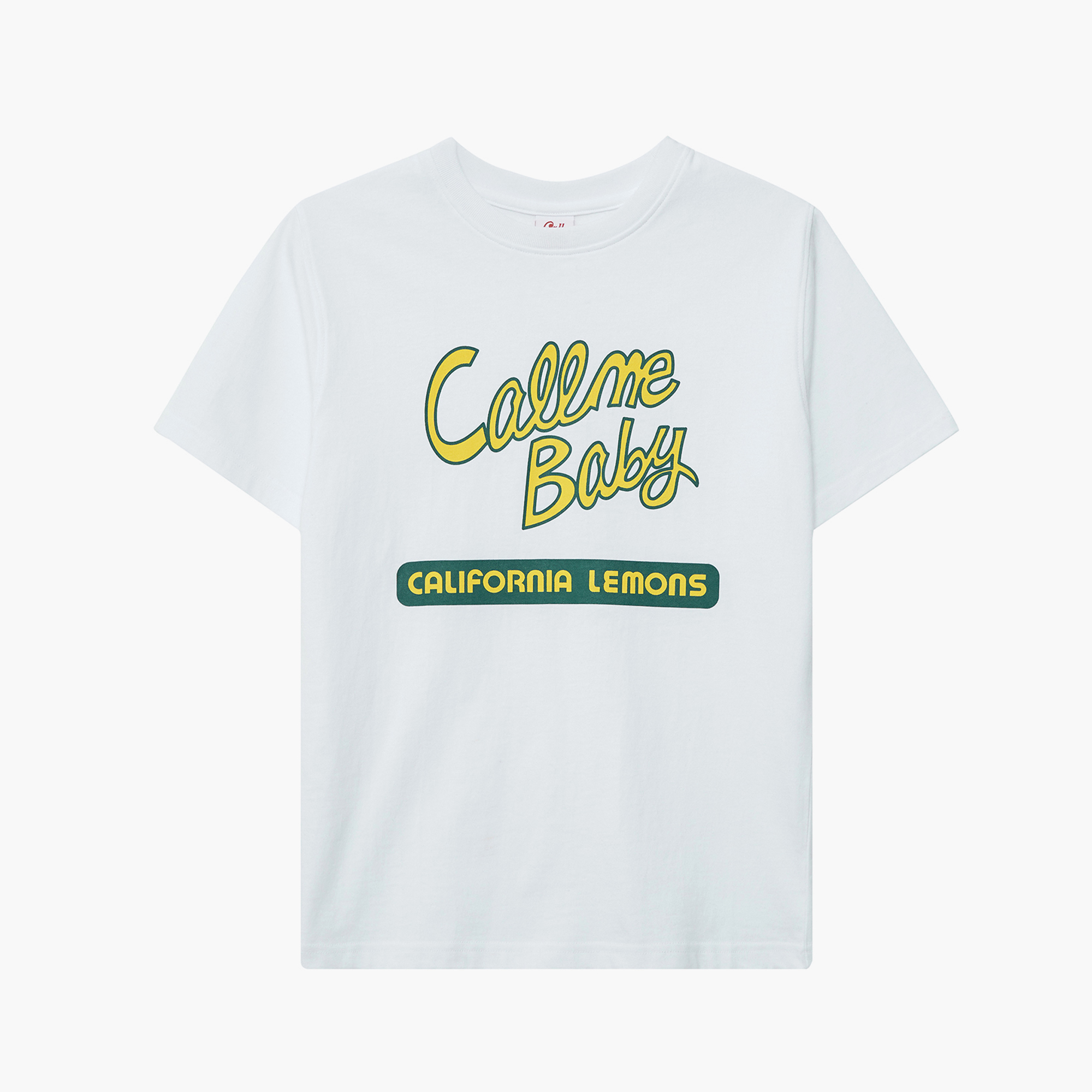 韓國Call Me Baby - California Lemons logo Tee _ White