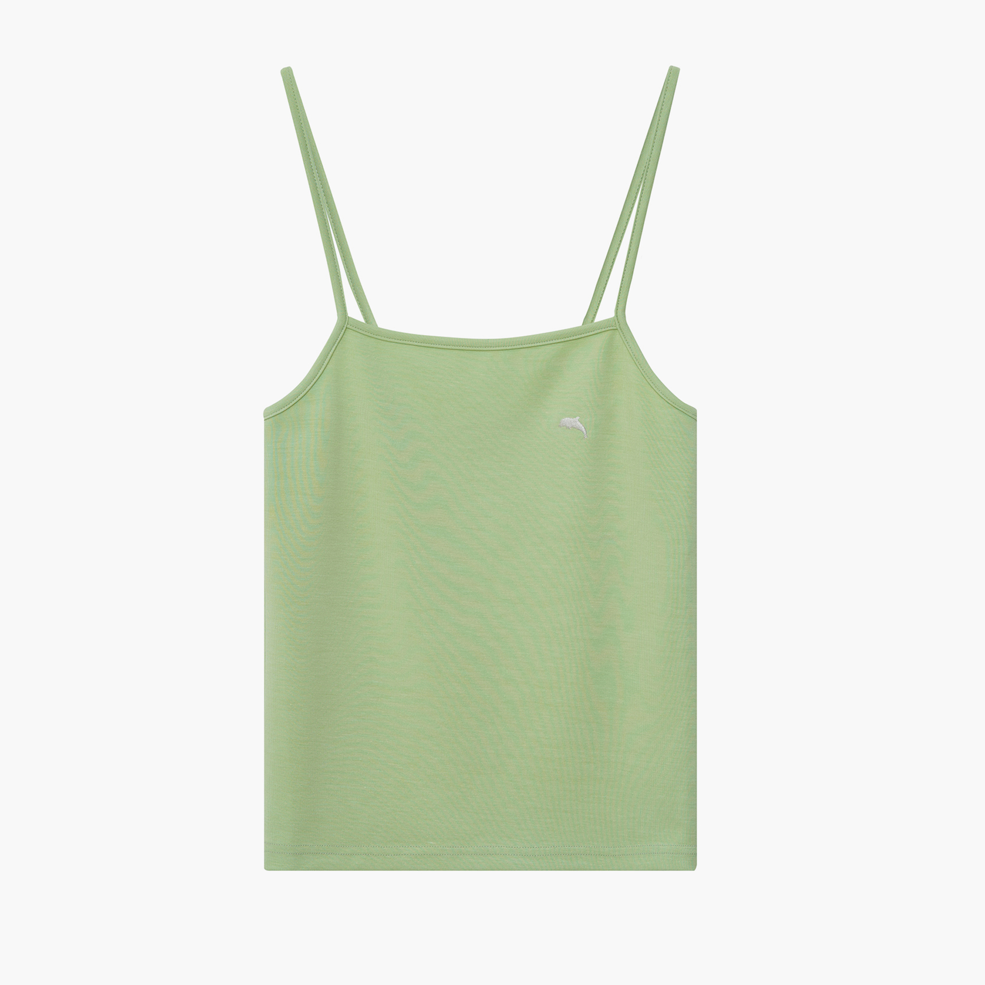 韓國Call Me Baby - Dolphin Embroidery Logo Sleeveless Top _ Mint green