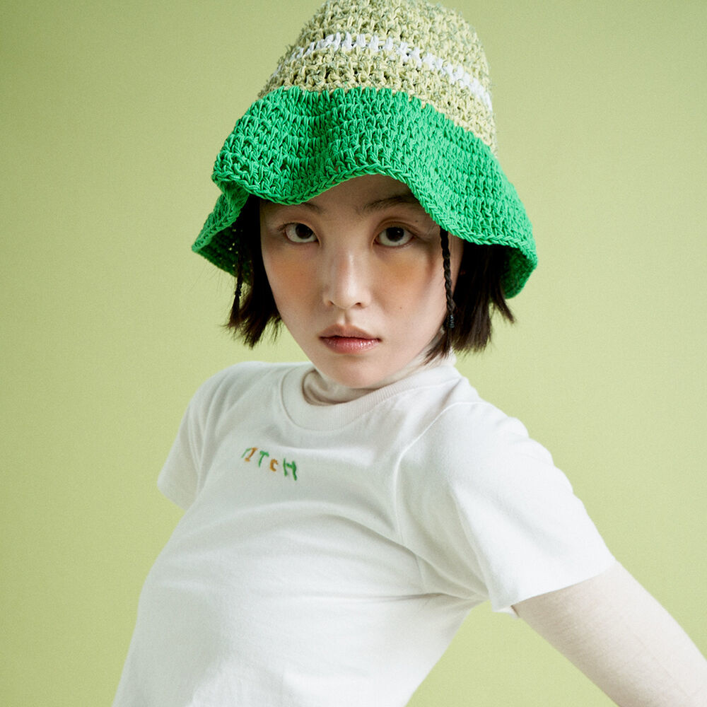 韓國 MISU A BARBE - PIERRE BUCKET GREEN APPLE