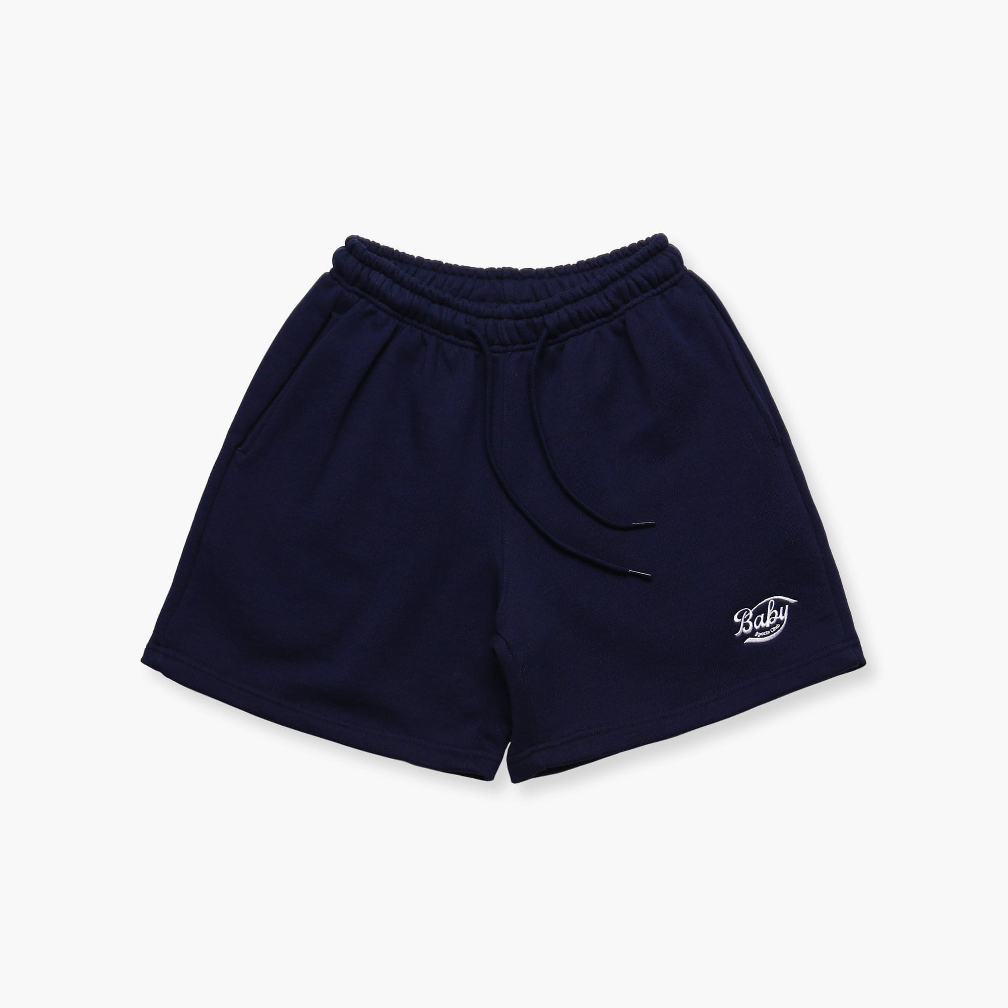 韓國Call Me Baby - Baby Sports Club Embroidery Sweatshorts _ Navy