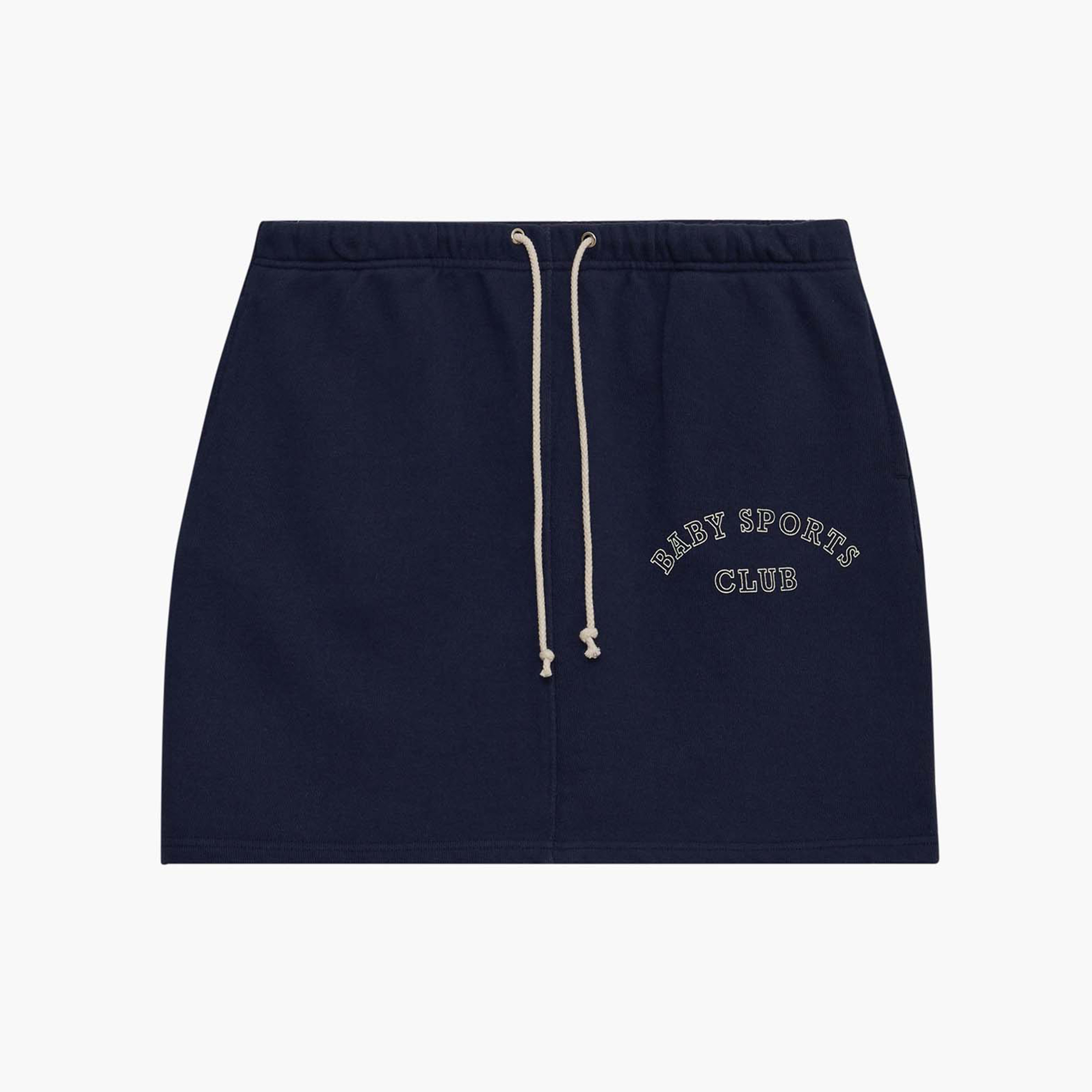 韓國Call Me Baby - Baby Sports Club Sweat Skirt _ Navy