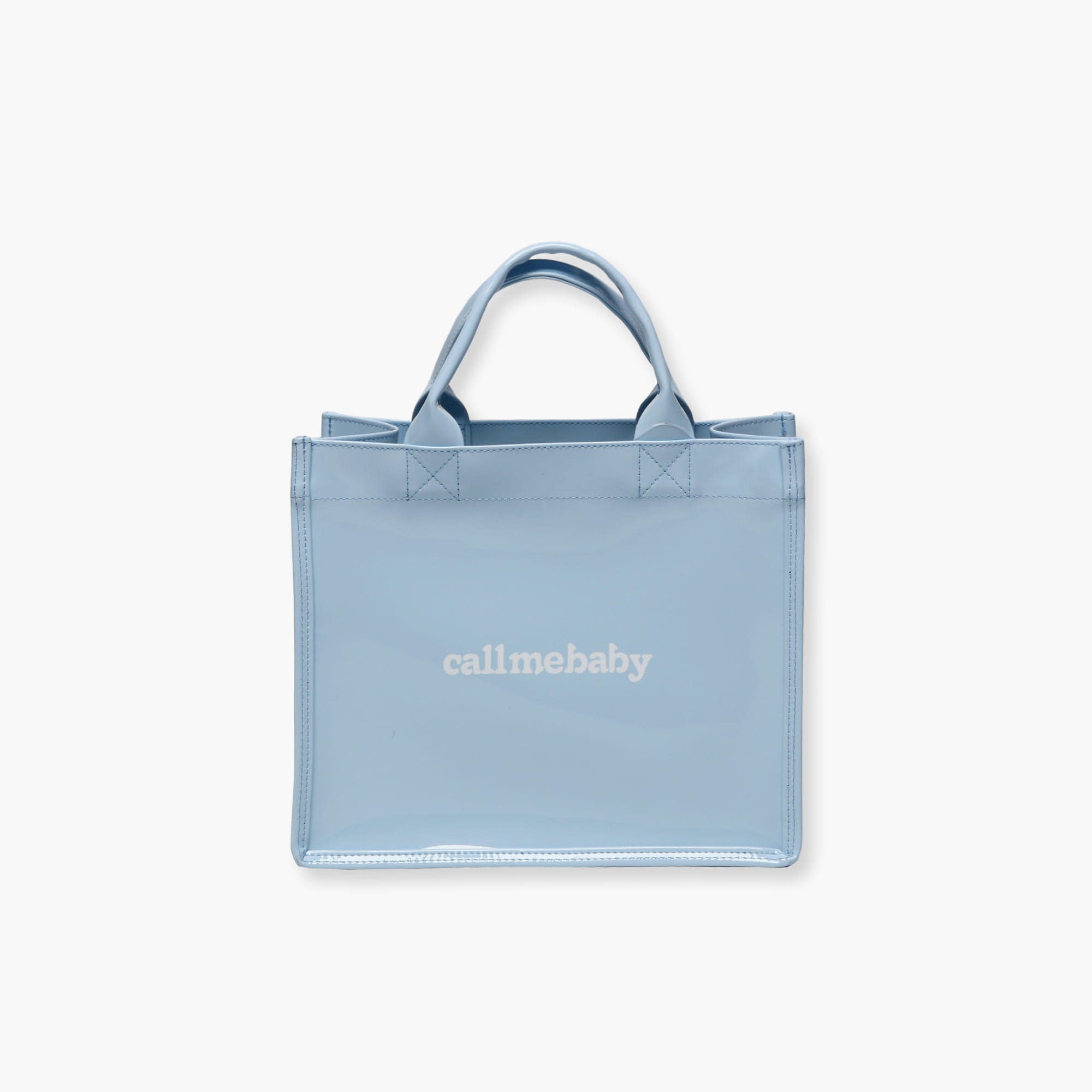 韓國Call Me Baby - Baby Enamel Tote _ Sky Blue