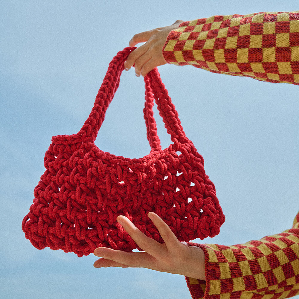 韓國 MISU A BARBE - NET BAG SQUARE (11COLOR)