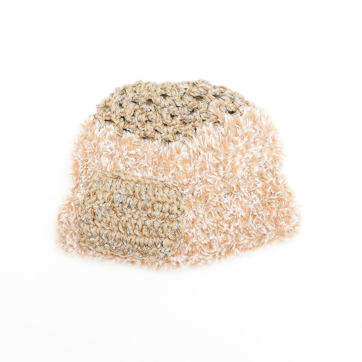 韓國 MISU A BARBE - PIECES FURRY HAT BEIGE