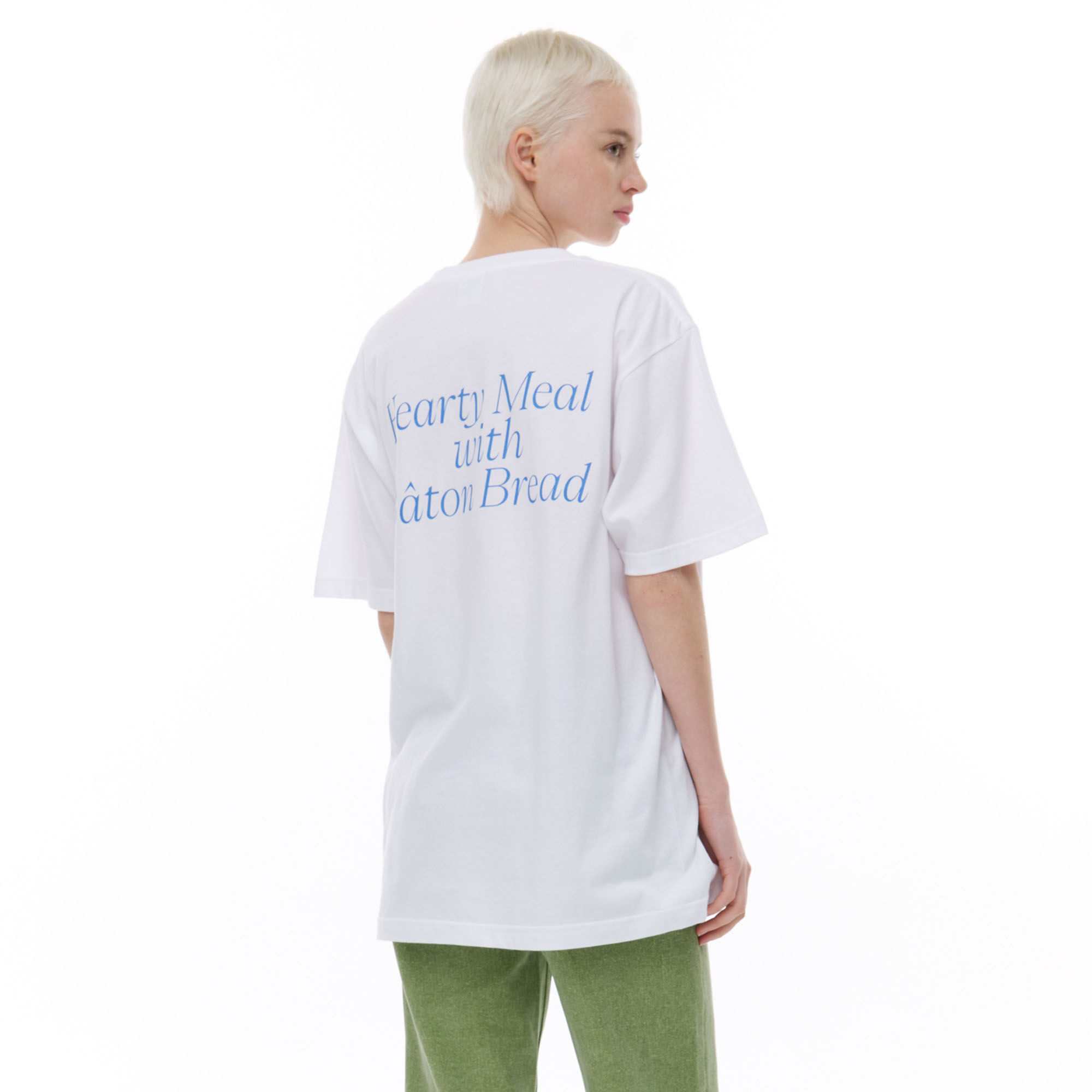 韓國 MA JOURNEE - HEARTY MEAL T-SHIRT_WHITE